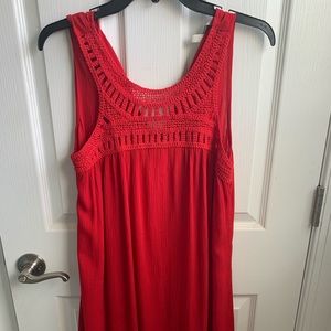 Summery, red dress!
